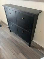 Zwarte schoenenkast met 4 vakken - IKEA, Huis en Inrichting, Ophalen, Gebruikt