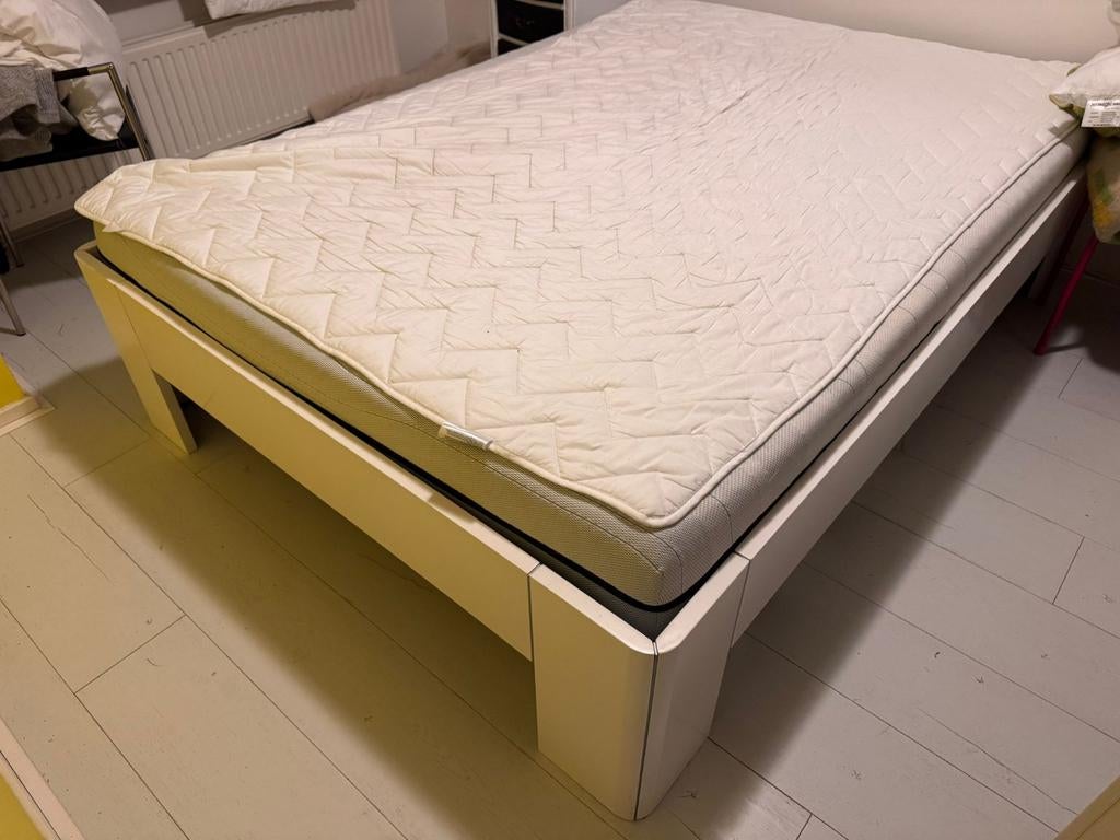 Auping ombouw 2 persoons bed 1.40x2.00mtr., Huis en Inrichting, Ophalen, Gebruikt, Tweepersoons, 180 cm