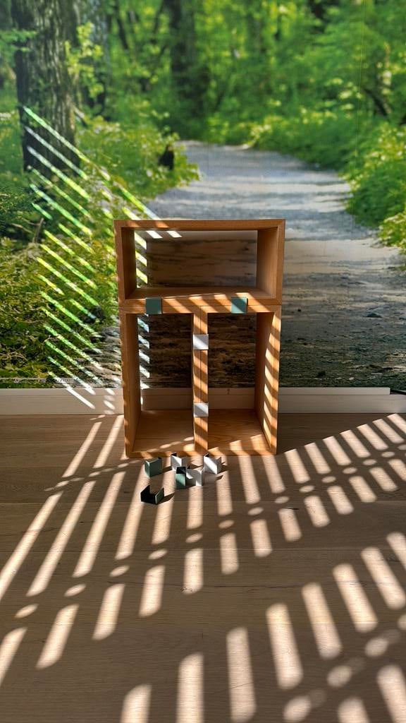 3 X Muuto stacked 1.0, Ophalen, Gebruikt, Eikenhout, Minder dan 150 cm