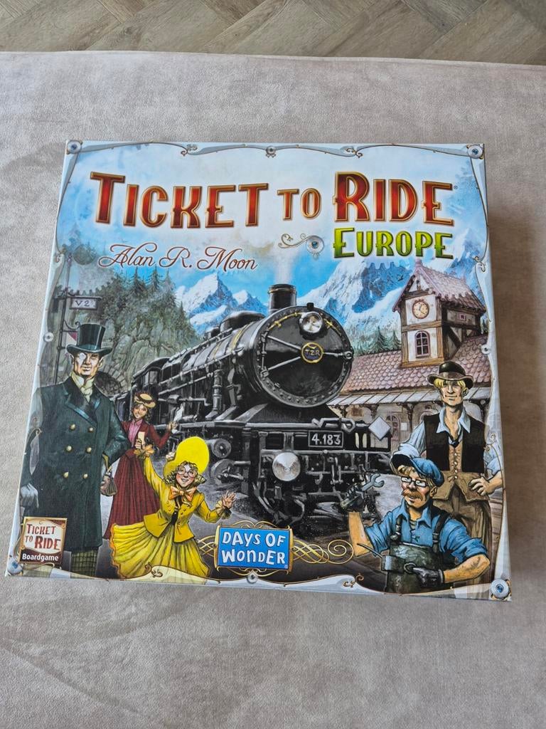 Ticket to Ride Europe Bordspel - Complete Editie, Ophalen of Verzenden