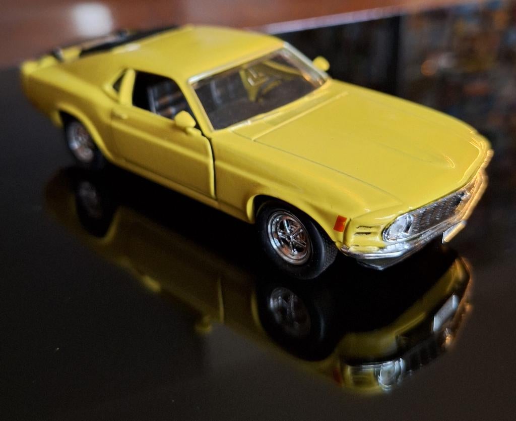 Welly - 1970 ford mustang, Ophalen of Verzenden, Zo goed als nieuw, Auto