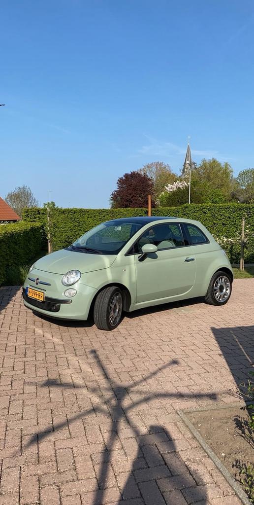 Fiat 500 1.4 16V 2009, Auto's, Voorwielaandrijving, 101 pk, 31 €/maand, 4 cilinders