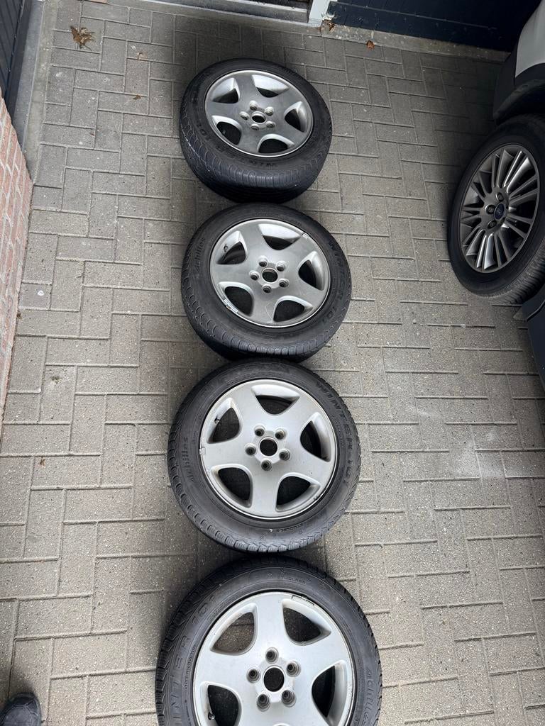 4x Achilles winterbanden op velg, Auto-onderdelen, Banden en Velgen, Ophalen, Gebruikt, 15 inch, Banden en Velgen