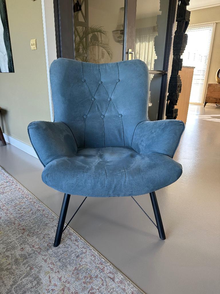 Fauteuil stoel, Huis en Inrichting, Fauteuils, Ophalen, Gebruikt, 75 tot 100 cm, 50 tot 75 cm