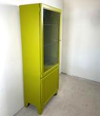 Vintage doktersvitrine, groen gerestyled, Ophalen, Pl, Vintage, 50 tot 100 cm