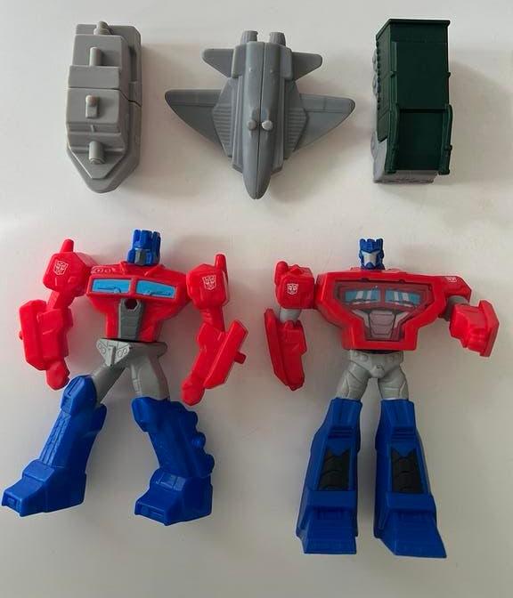 Transformers Optimus Prime Speelgoedfiguren (2 stuks), Ophalen of Verzenden, Gebruikt, Jongen of Meisje