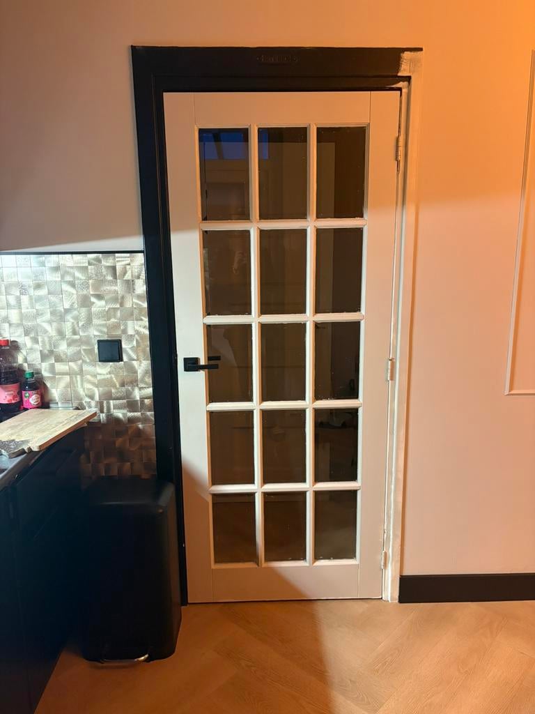 Stompe binnendeur 83 x 201, Ophalen, Zo goed als nieuw, Binnendeur, 200 tot 215 cm