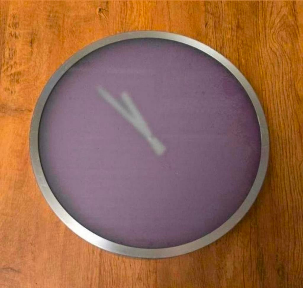 Vintage Station Analoge wand Klok 38.cm..dik 8 cm., Ophalen of Verzenden, Gebruikt, Analoog, Wandklok