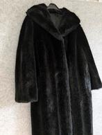 Tyber bontjas, zwarte faux fur jas, Zwart, Maat 42/44 (L), Ophalen of Verzenden, Zo goed als nieuw