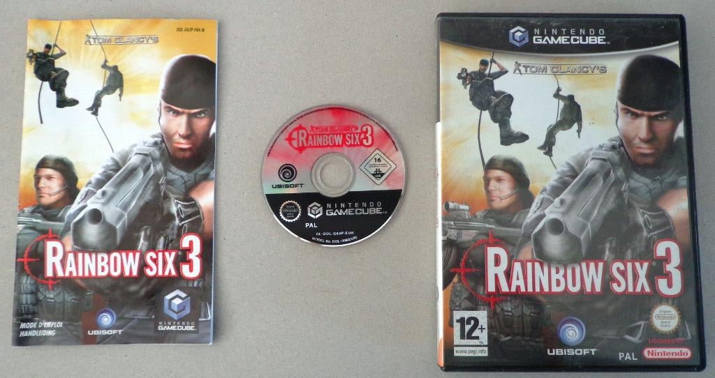 Rainbow Six 3 voor de Nintendo GameCube Compleet, Spelcomputers en Games, Games | Nintendo GameCube, Zo goed als nieuw, Shooter