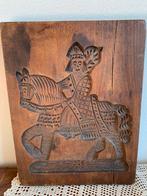Antieke houten speculaasplank Ruiter te paard, Antiek en Kunst, Ophalen of Verzenden