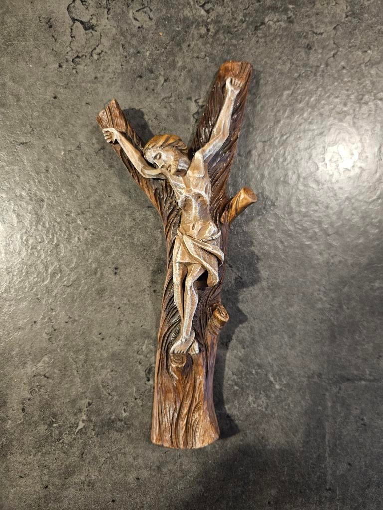 Kunsthars Kruisbeeld - 18x8 cm, Ophalen of Verzenden