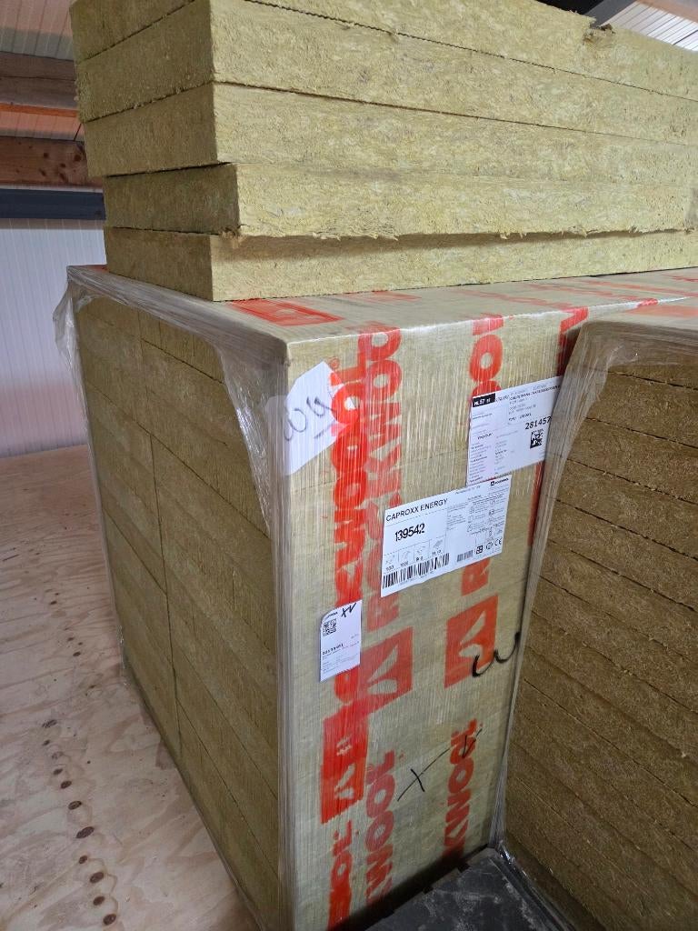 Rockwool Caproxx 100mm dik, Nieuw, Steenwol, 15 m² of meer, 8 tot 12 cm