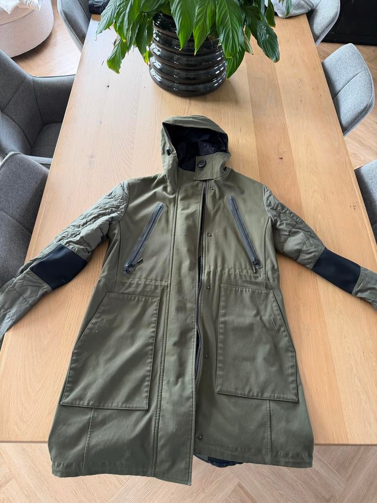 Canada Goose Dames Jas S - Sage Groen/Zwart, Kleding | Dames, Jassen | Winter, Ophalen of Verzenden, Maat 36 (S), Groen