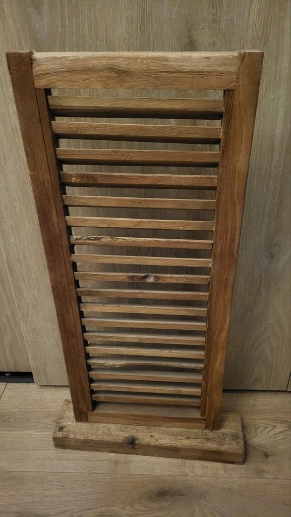 Mooi houten louvre luik, Ophalen, Zo goed als nieuw