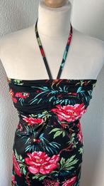 King Louie maat L kleurrijke zomer jurk 1181, Zwart, Maat 42/44 (L), Ophalen of Verzenden, Zo goed als nieuw