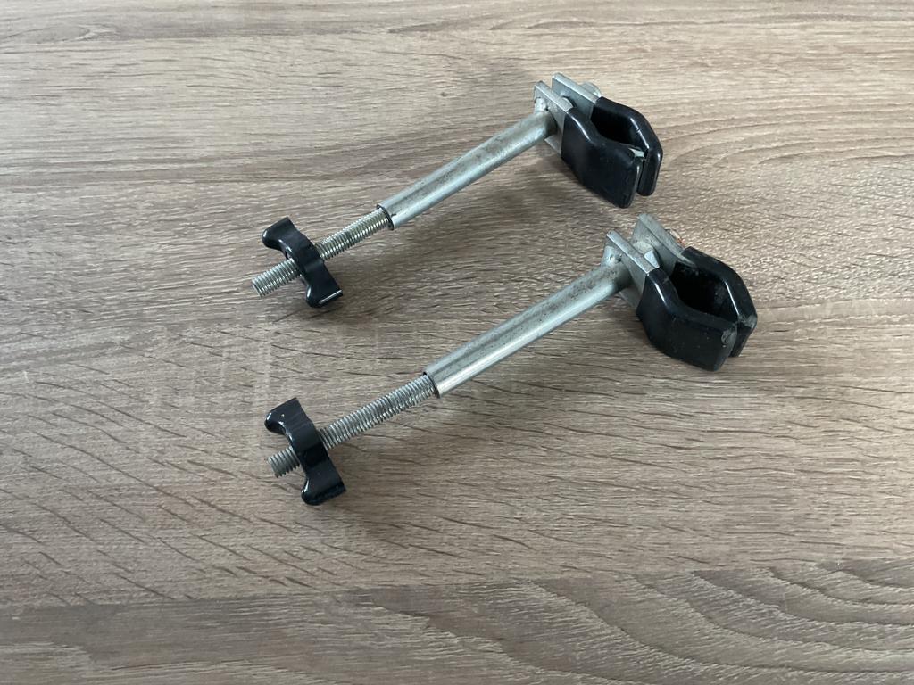 Klem fietsendrager - zadelklem - frameklem - klemmen, Ophalen of Verzenden, Zo goed als nieuw, Fietsendrager-accessoire, Brede banden