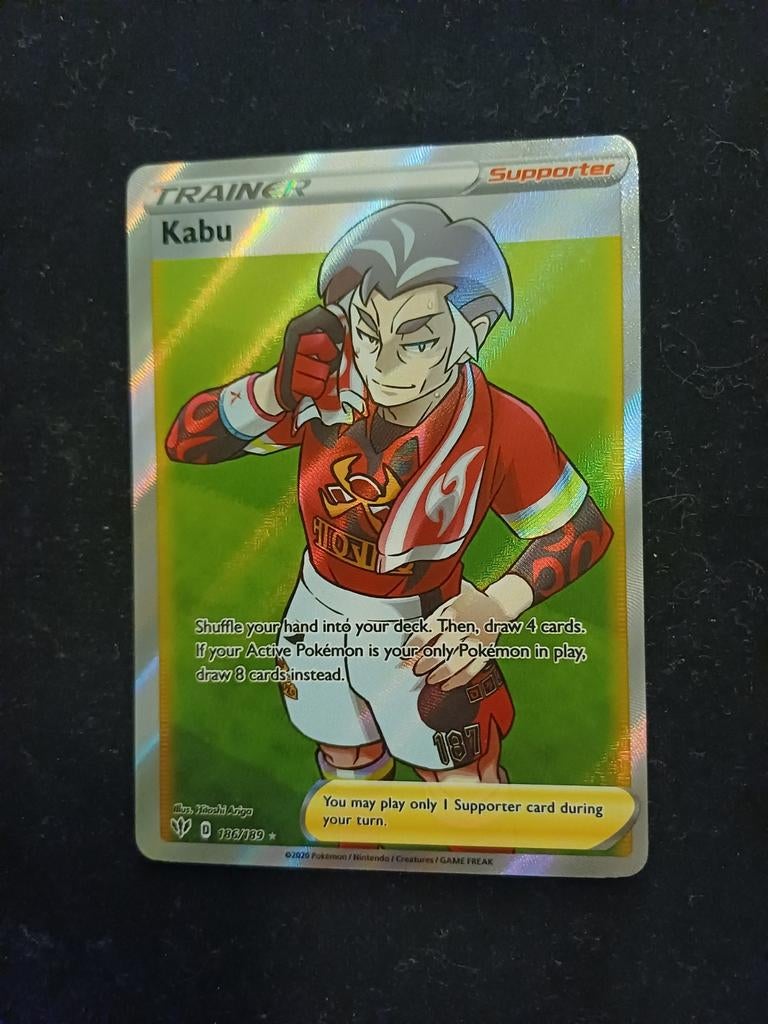 Pokémon Kabu- 186/189, Ophalen of Verzenden, Losse kaart