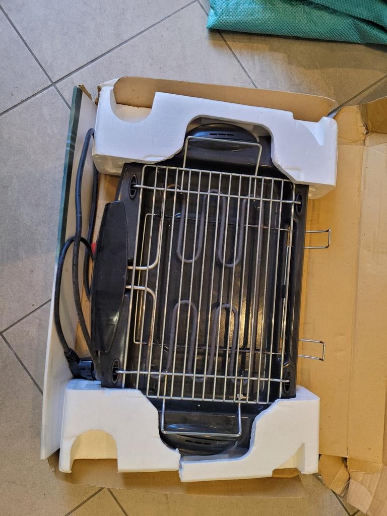 Electrische tafel bbq, Ophalen, Gebruikt