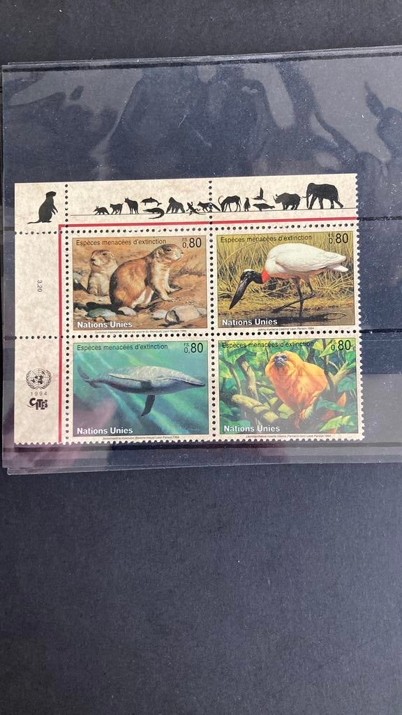 VN Genève 245/48 dieren post/1199, Ophalen of Verzenden, Dier of Natuur