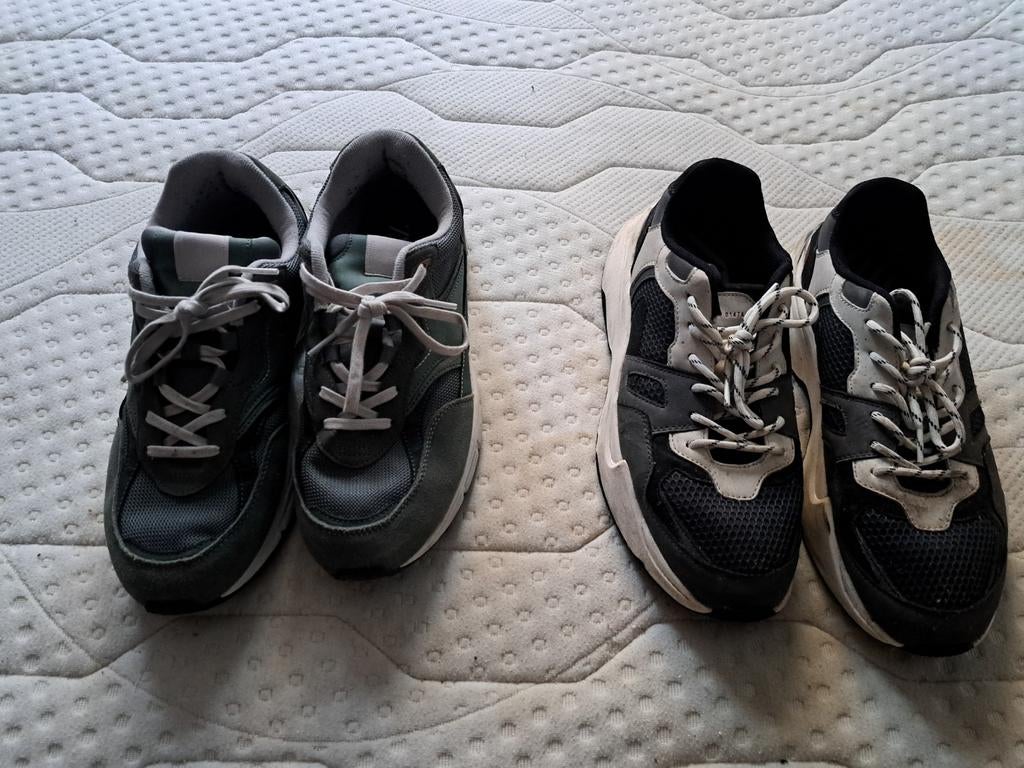 Heren sneakers Zara & Bershka - Maat 43, Ophalen of Verzenden, Gedragen, Zara, Bershka, Sneakers of Gympen