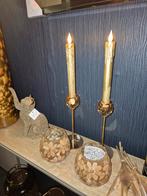 Sfeervolle Gouden Mozaïek Waxinelichthouder Glas, Overige materialen, Overige kleuren, Onbekend, Nieuw