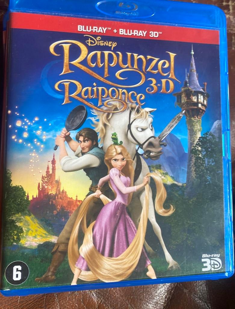 Disney Blu-Ray Rapunzel 3d film 2 disc, Cd's en Dvd's, Blu-ray, Ophalen of Verzenden, Zo goed als nieuw, Tekenfilms en Animatie
