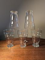 5x Copier limonadeglazen Smeerwortel, Ophalen of Verzenden