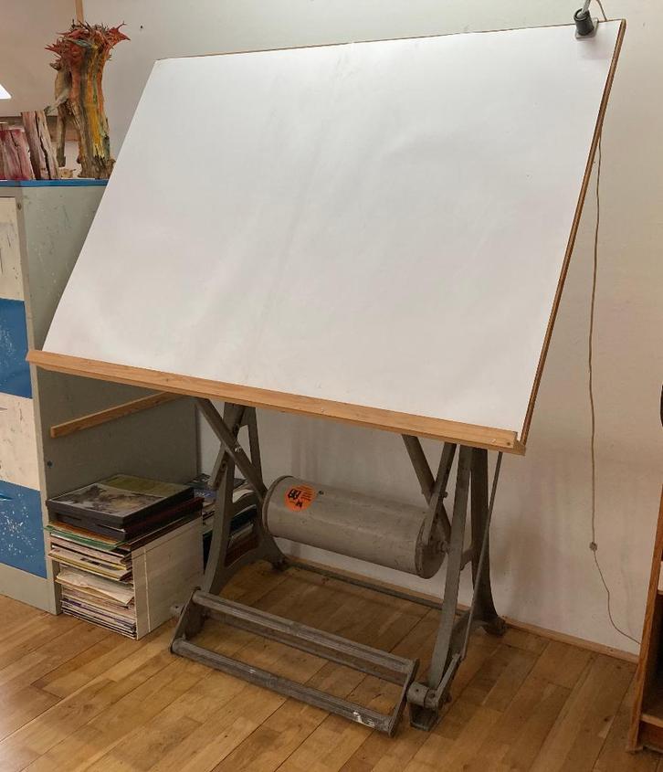 tekentafel, Doe-het-zelf en Verbouw, Tekentafels, Gebruikt, 130 tot 150 cm, Ophalen