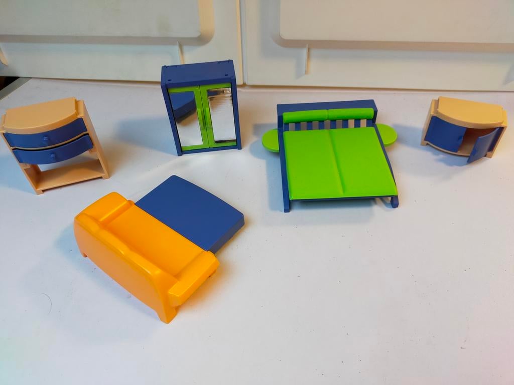 Poppenhuis meubeltjes, Ophalen of Verzenden, Gebruikt