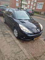 Peugeot 206+ 1.4 3D 2010 Zwart, Auto's, Peugeot, Voorwielaandrijving, Stof, 4 cilinders, Zwart