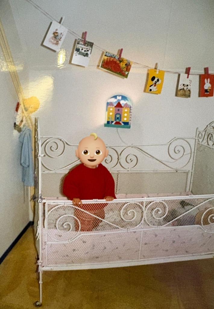 Frans ledikantje, Kinderen en Baby's, Babywiegjes en Ledikanten, Ophalen, Gebruikt, Ledikant