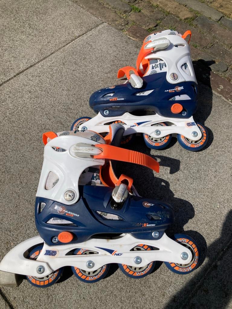 Nijdam Junior inline skates - Maat 34-37, Ophalen of Verzenden, Gebruikt
