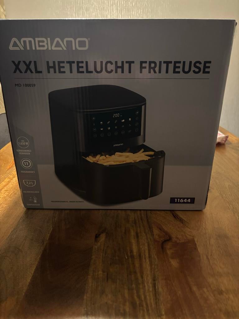 Ambiano XXL Hetelucht Friteuse, Ophalen, Nieuw, Airfryer XXL, 1500 gram of meer