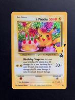 Pokemon Celebrations Birthday's Pikachu, Hobby en Vrije tijd, Verzamelkaartspellen | Pokémon, Ophalen of Verzenden, Nieuw, Losse kaart