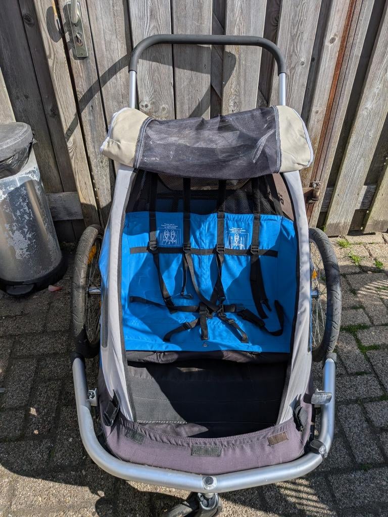 XLC Kinderfietskar - Comfortabel en Veilig, Ophalen, Gebruikt, Opvouwbaar, Kinderkar