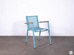 Terrasstoel 25.25 Enzo blauw Satelliet (11 stuks), Ophalen of Verzenden, Gebruikt, Aluminium, Stapelbaar