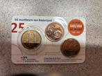 coincard 25 Jaar Dag Van De Munt 2017   UNC, Ophalen of Verzenden, Koningin Beatrix, Euro's, Setje
