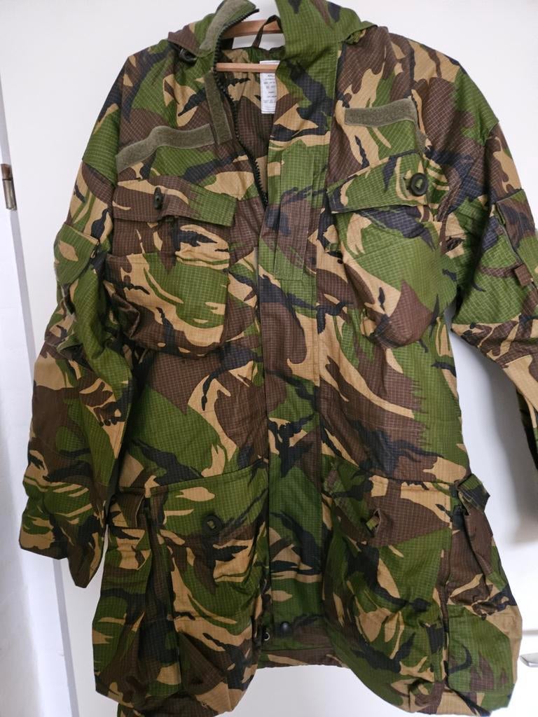 Camouflage jas/ vissersjas, Ophalen of Verzenden, Landmacht, Nederland, Kleding of Schoenen