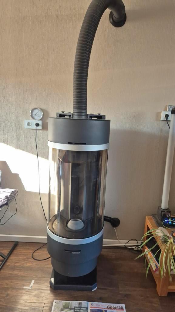 Thermorossi Bellavista R design kachel, Huis en Inrichting, Kachels, Gebruikt, Vrijstaand, Houtkachel, Hout, Ophalen