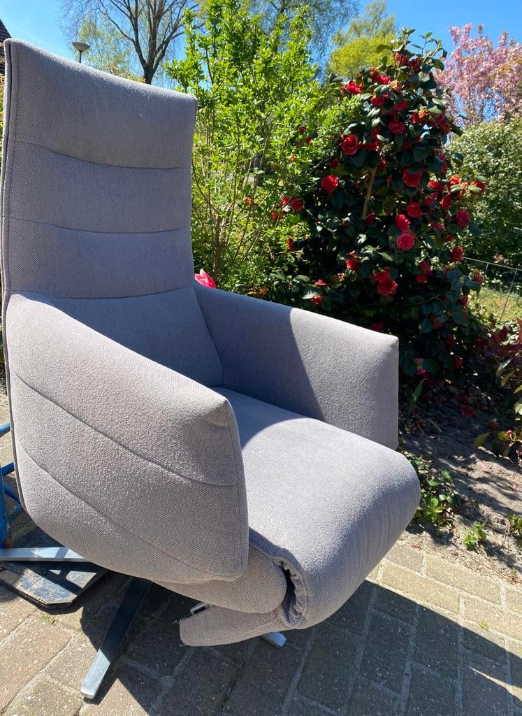 Sta-op stoel, draaifauteuil, Huis en Inrichting, Ophalen, Gebruikt, 75 tot 100 cm, Stof