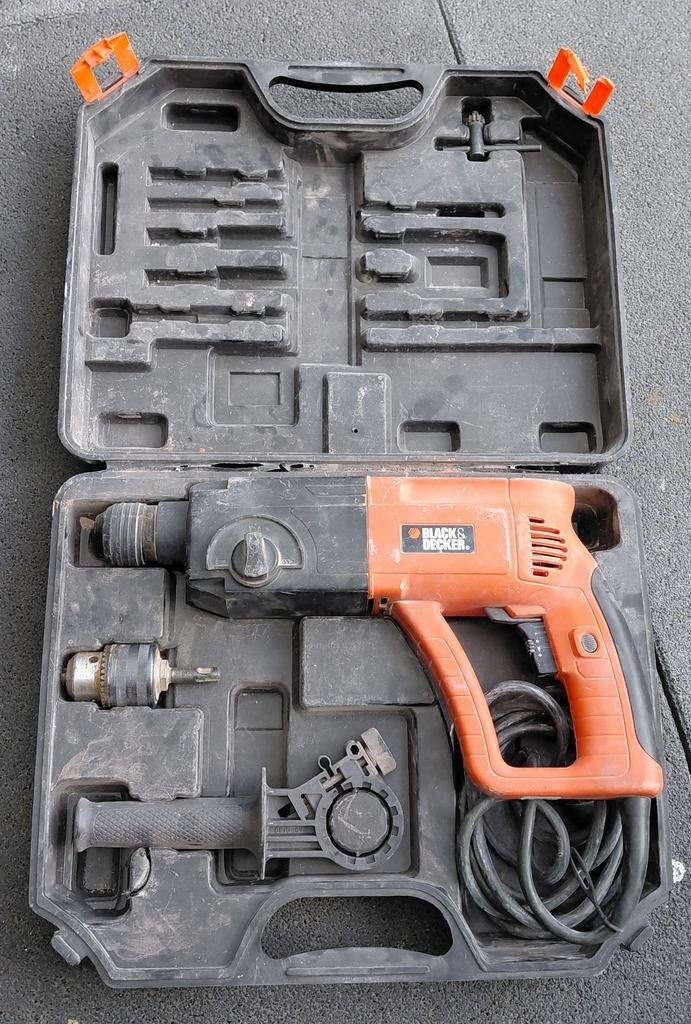 Black & Decker KD960 boorhamer, Ophalen of Verzenden, Gebruikt, Boor- en/of Breekhamer