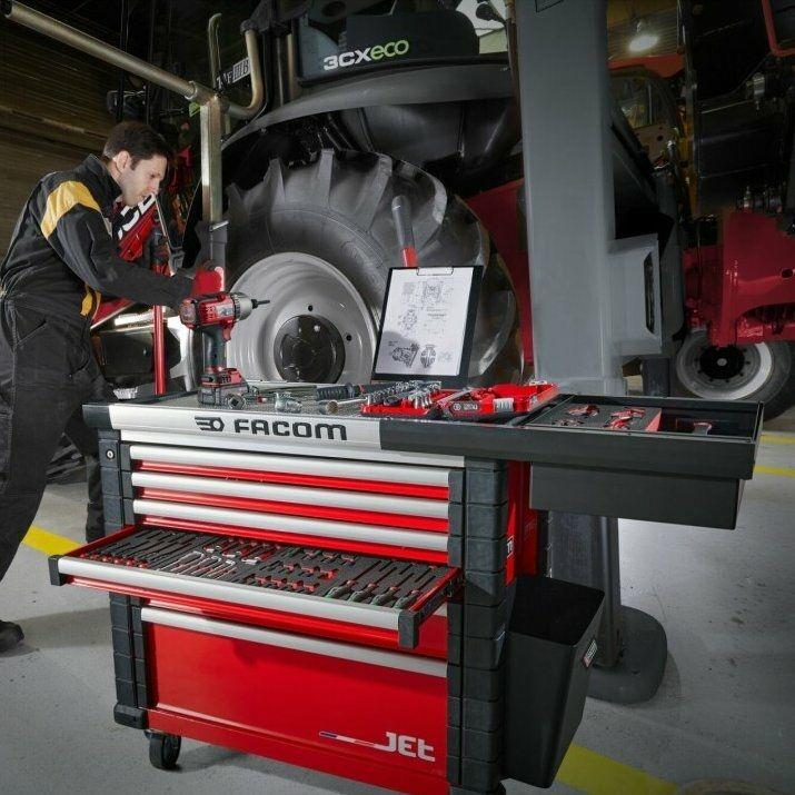 Facom JETCMM215BNL Gevulde gereedschapswagen 8 Laden |, Niet ingevuld, Niet ingevuld, Niet ingevuld