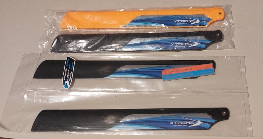 Heli rotor bladen 6 stuks nw voor Honey bee cp3, Verzenden, Nieuw, Overige typen, Helikopter