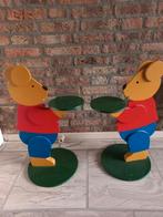 2 beren met dienblad., Ophalen of Verzenden