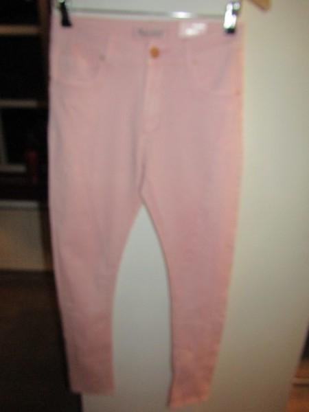 F433  MONDAY 36 nieuw label skinny jeans roze fit boyfriend, Kleding | Dames, Broeken en Pantalons, Monday, Verzenden, Nieuw, Roze
