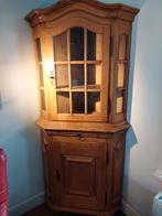 Hoekkast blank eiken.hoog193 breed 90 diep 60cm, Huis en Inrichting, Kasten | Vitrinekasten, Ophalen, 50 tot 100 cm, Zo goed als nieuw