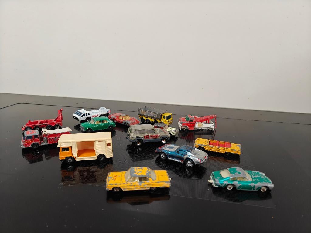 14 x Matchbox, Gebruikt, Auto, Matchbox, Onbekend