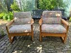 2x Komfort Danish Design Vintage Japandi Lounge fauteuils, Huis en Inrichting, Ophalen, Overige materialen, Vintage Scandinavisch Deens Danish Japandi