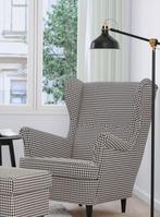 Ikea STRANDMON Oorfauteuil, Vibberbo, Huis en Inrichting, Fauteuils, Nieuw, 75 tot 100 cm, 75 tot 100 cm, Stof